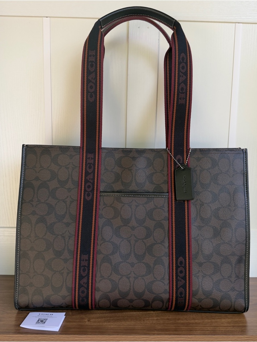 Coach Large Smith Tote Bag In Signature Canvas CM865 Brown
Black Shoulder Bag